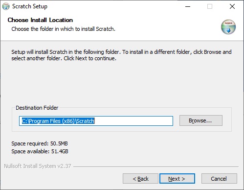 Instalar Scratch 1.4 paso 2 en Windows